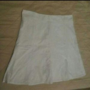 Knee length cotton skirt